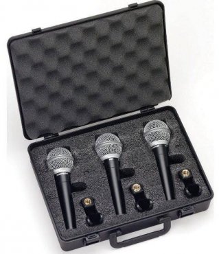 Samson R21S3 - sada dynamických mikrofonů