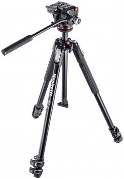 Manfrotto 190X Aluminium 3-Section Tripod With XPR Fluid Head