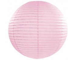 PartyDeco Papírová lucerna, světle růžová, 25 cm