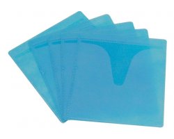 Zomo CD Sleeves 100 Pieces Blue