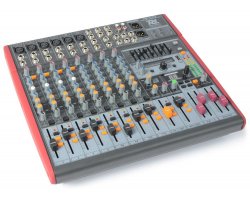 Power Dynamics PDM-S1203 Stage Mixer 12-Channel DSP/MP3 USB IN/OUT
