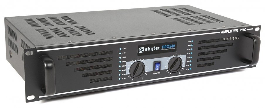 Skytec SKY-240B PA Amplifier 2X 120W Black
