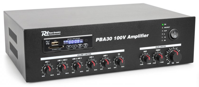 Power Dynamics PBA30 100V Amplifier 30W