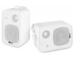 Power Dynamics BV40V Background Speakers White 4" 100V