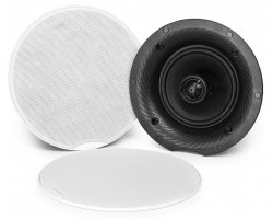 Power Dynamics CSH80 2-Way Ceiling Speaker Set With Amplifier And BT 140W 8"