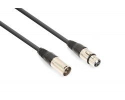 Vonyx CX350-3 DMX kabel XLR samec - XLR samice 3m (110 Ohm)