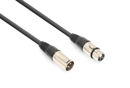 Vonyx CX350-1 DMX kabel XLR samec - XLR samice 1,5m (110 Ohm)