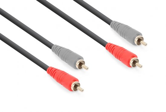 Vonyx CX340-3 kabel 2x RCA (M) - 2x RCA (M) 3m