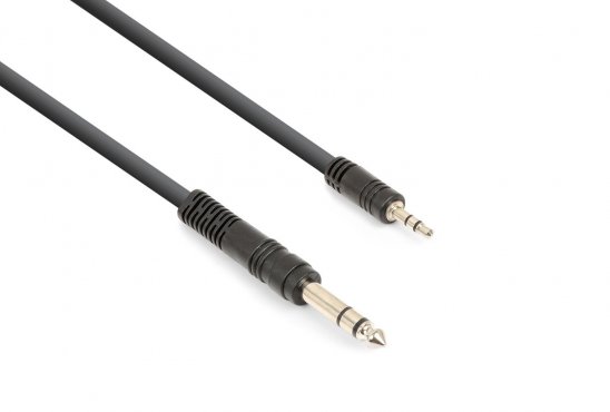 Vonyx CX330-1 kabel 3,5 mm stereo jack - 6,3 mm stereo jack (1,5m)
