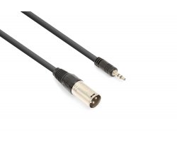 Vonyx CX318-05 kabel XLR (M) - 3.5mm jack stereo (M) 0,5m