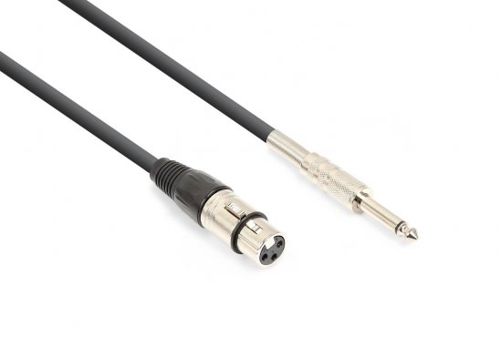 Vonyx CX314-1 kabel XLR (F) - 6,3mm jack mono (M) 1,5m