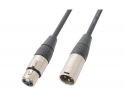 Power Dynamics CX100-3 DMX kabel XLR (M) - XLR (F) 3m