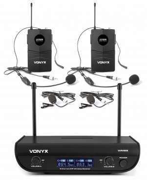 Vonyx WM82B Micro UHF digital 2ch BP