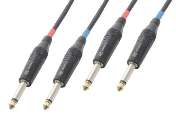 Power Dynamics CX72-5 Cable 2 x 6.3 Mono - 2 x 6.3 Mono 5.0M