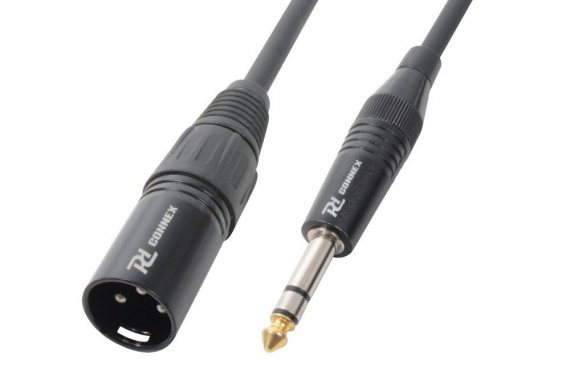 Power Dynamics CX44-1 Cable XLR Male - 6.3 mm Stereo 1.5M