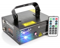 BeamZ Anthe II Dvojitý Laser 600MW RGB Gobo DMX IRC