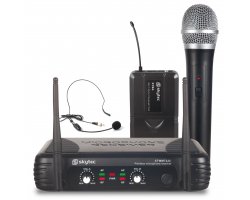 Skytec STWM722C 2-Kanálový UHF Wirelles mikrofonní systém
