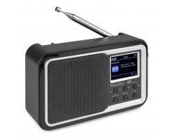 Audizio Anzio přenosné rádio FM/DAB+ s Bluetooth a baterií, černé
