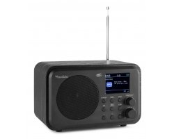 Audizio Milan přenosné rádio FM/DAB+ s baterií, černé