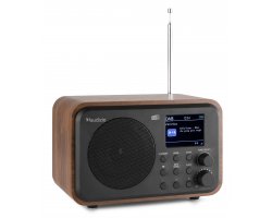 Audizio Milan přenosné rádio FM/DAB+ s baterií, dřevo