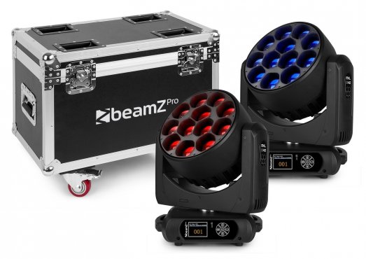BeamZ Pro MHL1240 Mov Head Zoom 12x40W 2pc FC