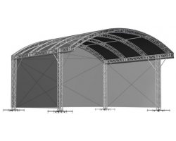 BeamZ Professional ARC Light Roof 6x4m