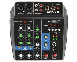 Vonyx VMM100 Mixážní pult s USB/BT