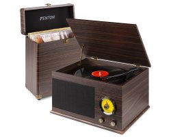 Fenton RP173 Retro gramofon s Bluetooth, rádiem a kufrem na vinylové desky