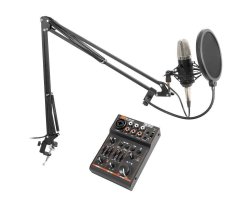 Vonyx CMS400 Set studiového mikrofonu a mixpultu s Bluetooth a USB