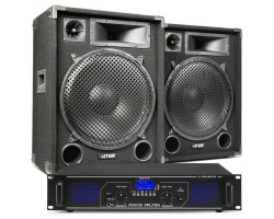 Max MAX15 DJ Set reproboxů se zesilovačem s Bluetooth 2000W