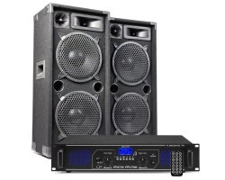 Max MAX210 DJ Set reproboxů se zesilovačem s Bluetooth 2000W