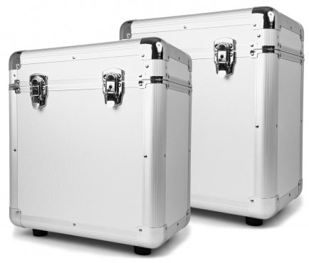 Power Dynamics RC80 12" Silver Set 2 kufrů na vinyly