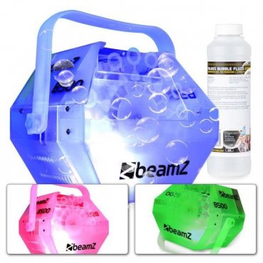 BeamZ Bublinkový výrobník B500LED + 250 ml bublinkového koncentrátu (na 1 litr)