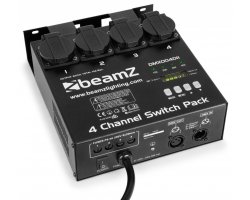 BeamZ Switch pack, 4 kanálový spínač DMX