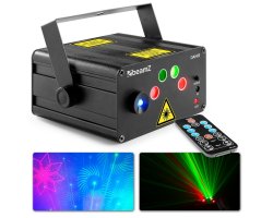 BeamZ Dahib Double RG Gobo Laser System with RGBW LEDs