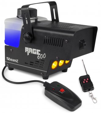 BeamZ Rage 600LED Výrobník mlhy s bezdrátovým ovladačem