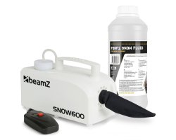BeamZ SNOW600 Set výrobníku sněhu s náplní 1L