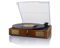 Fenton RP106W Retro gramofon s reproduktory, světlé dřevo