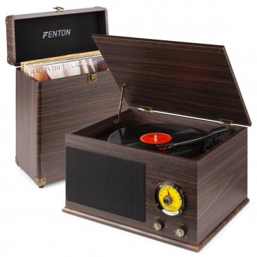 Fenton RP173 Retro gramofon s Bluetooth, rádiem a kufrem na vinylové desky