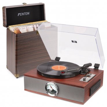 Fenton RP180 Gramofon s Bluetooth, rádiem, CD přehrávačem a kufrem na vinyly