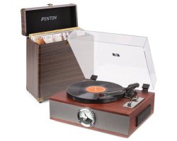 Fenton RP180 Gramofon s Bluetooth, rádiem, CD přehrávačem a kufrem na vinyly