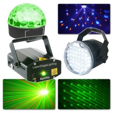 BeamZ Complete Light Set (laser, jelly ball a stroboskop)