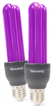 BeamZ BUV27 Set 2ks úsporných UV žárovek s objímkou E27