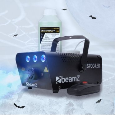 BeamZ Halloween ICE Set výrobníku mlhy s náplní pro mrazivý Halloween