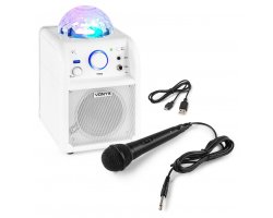 Vonyx SBS50W BT karaoke reproduktor LED Ball bílý