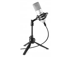 Vonyx CM300S Studiový USB mikrofon, titanium