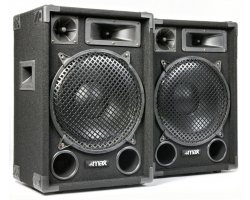 Max MAX12 1400W Disco Speaker Set 12"