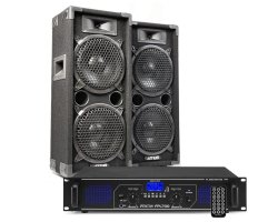 Max MAX28 DJ Set reproboxů se zesilovačem s Bluetooth 1600W