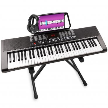 Max KB4 Set elektronických kláves pro začátečníky se stojanem a sluchátky