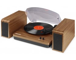 Fenton RP168W Gramofon s Bluetooth a reproduktory, dřevo